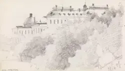 Fra Drottningholm [Tegning]
