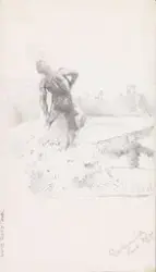 Fra Drottningholms slottspark [Tegning]