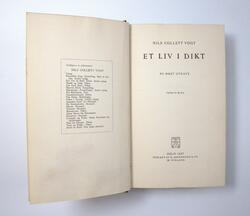 Vogt N.C.: Et liv i dikt - ny øket utgave - første bind