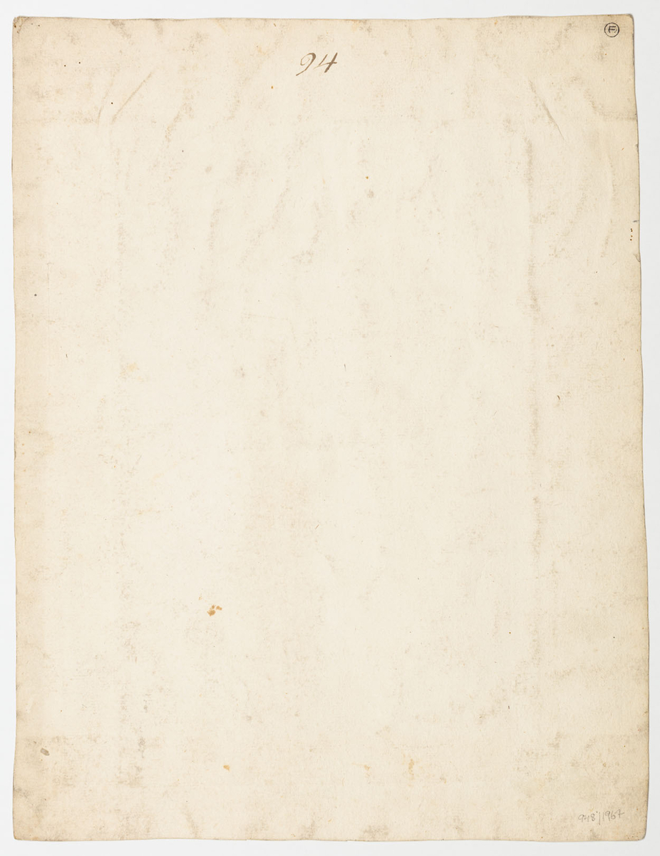 Studier av grekiska vaser: en skyfos, en amfora, en stamnos, en krater, en täckt urna med massiva platta grepar. En ornamenterad krater. En modell av ett grekiskt tempel, för skrin.
