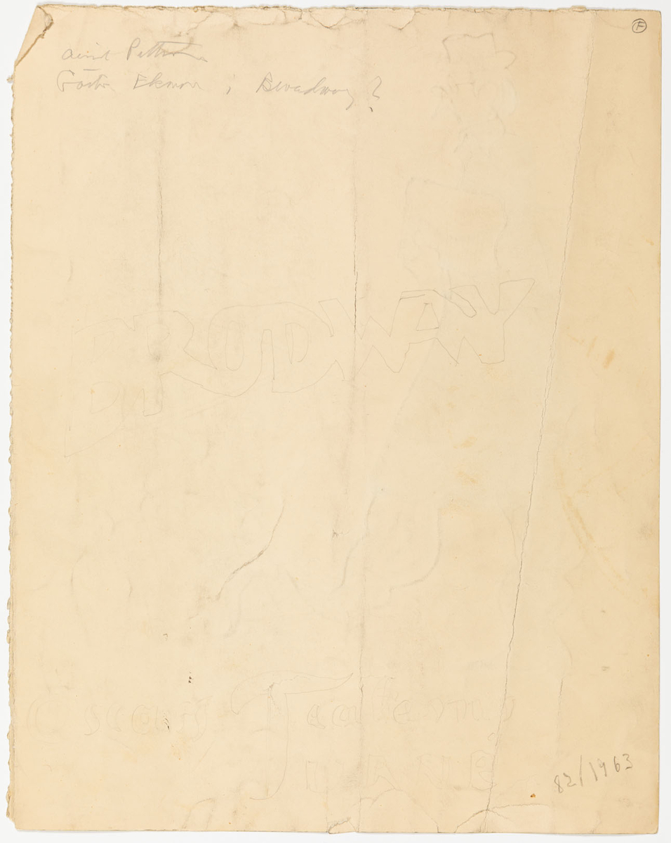 Gösta Ekman som skollärare i samma pjäs. (DTM 1963-0079)
