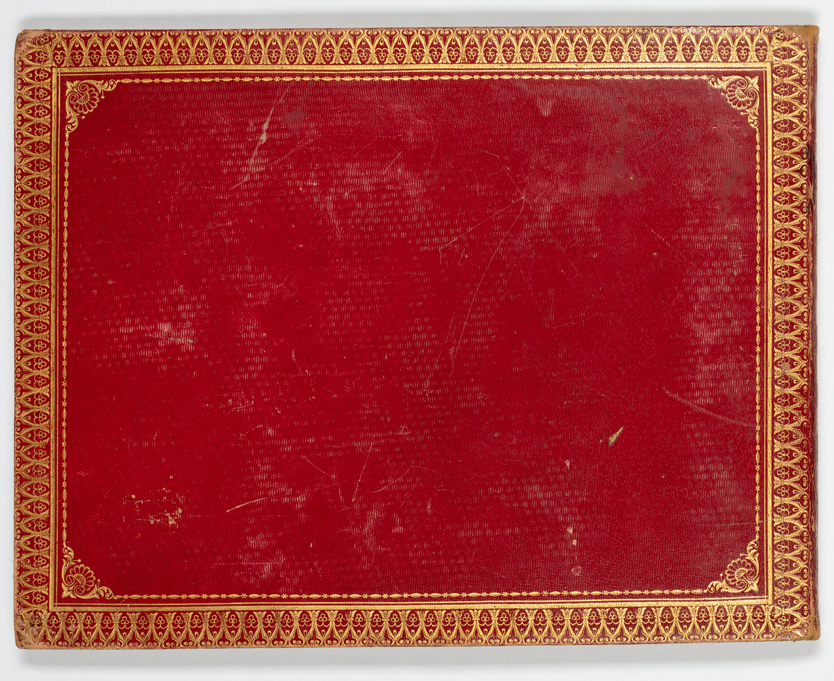 Album med flera teckningar av karaktärer och scener
