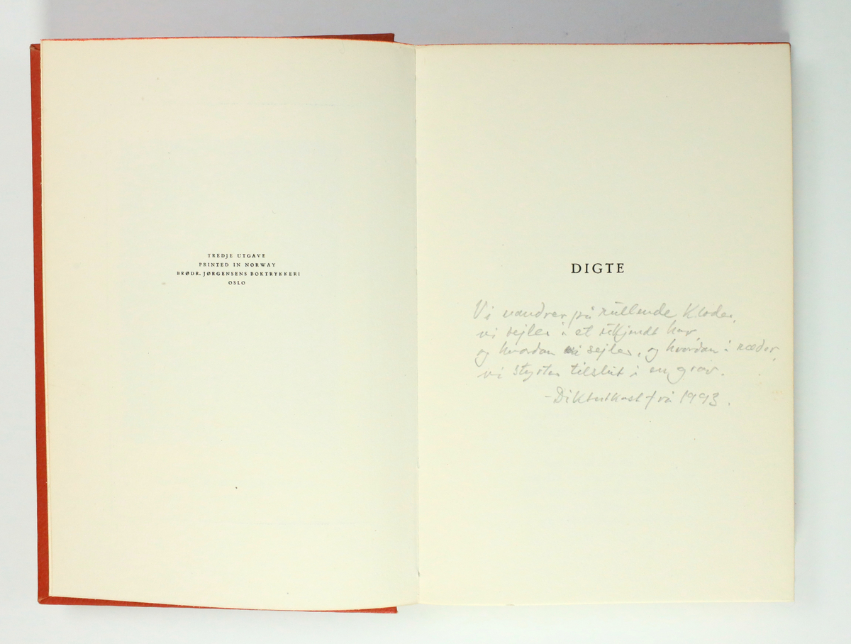 Bøker frå boksamlinga til Olav H. Hauge