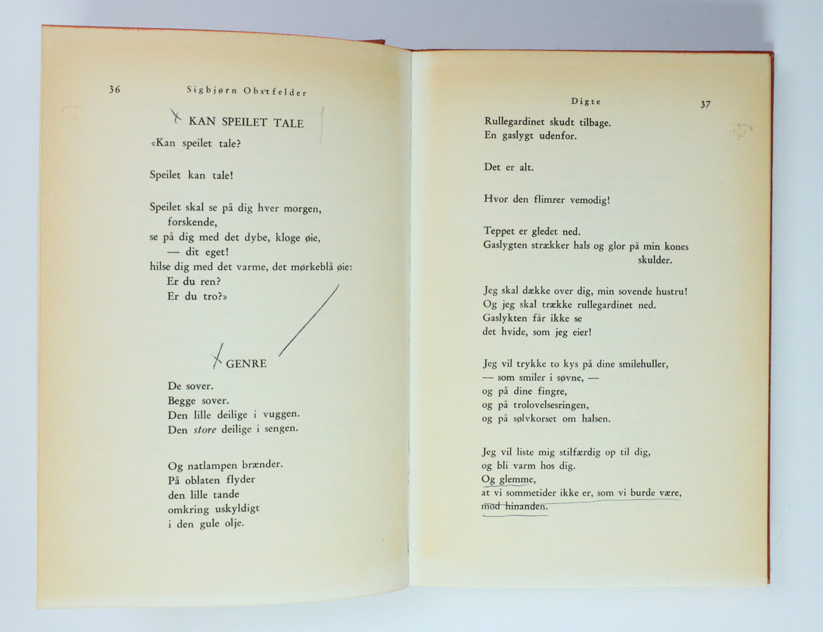 Bøker frå boksamlinga til Olav H. Hauge