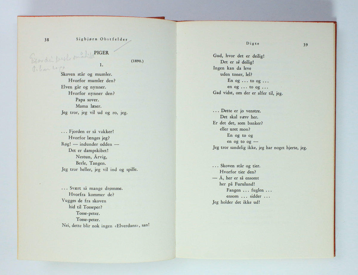 Bøker frå boksamlinga til Olav H. Hauge