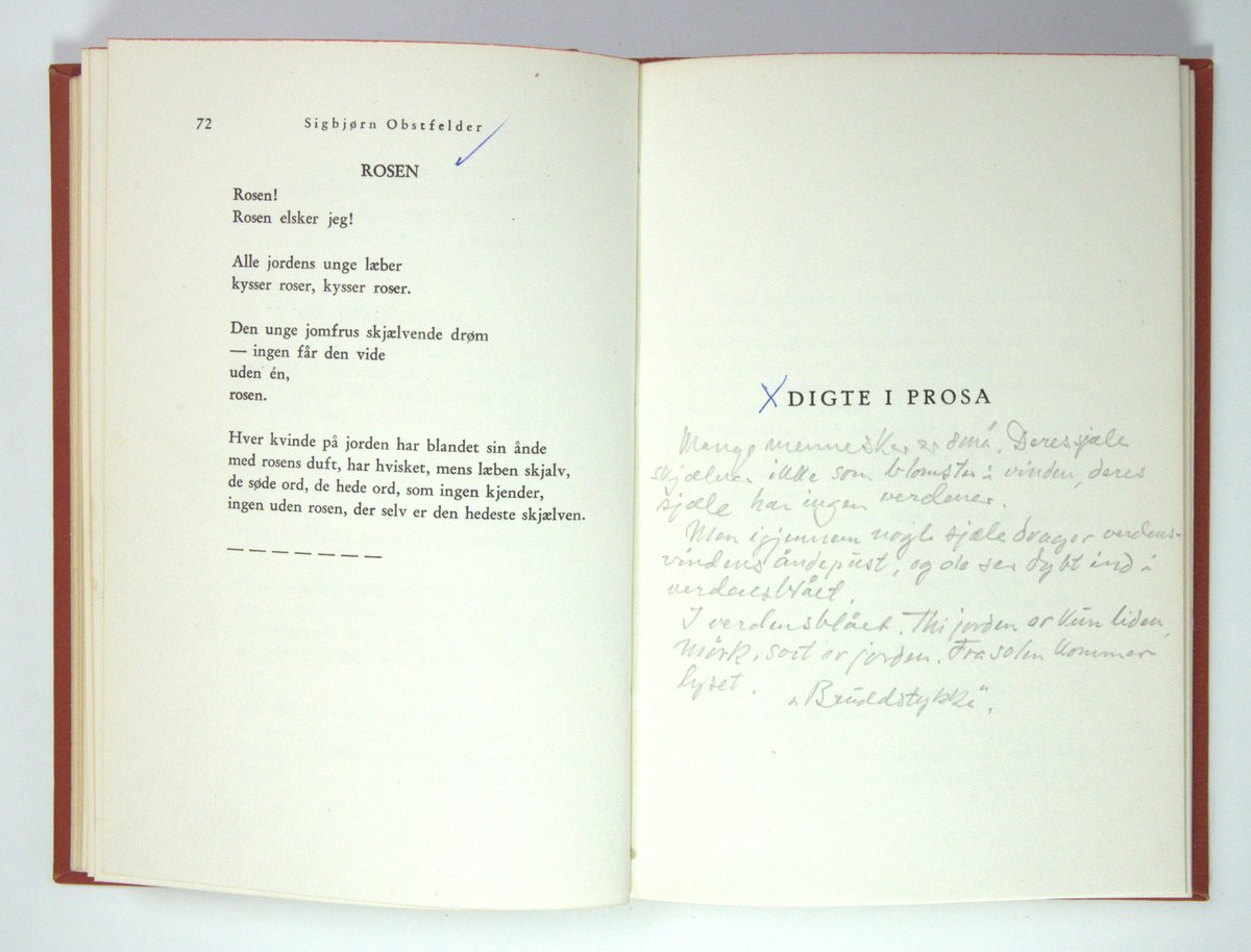 Bøker frå boksamlinga til Olav H. Hauge