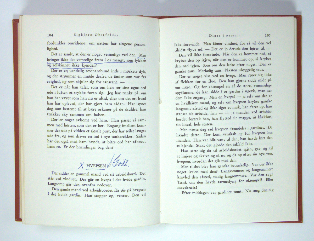 Bøker frå boksamlinga til Olav H. Hauge