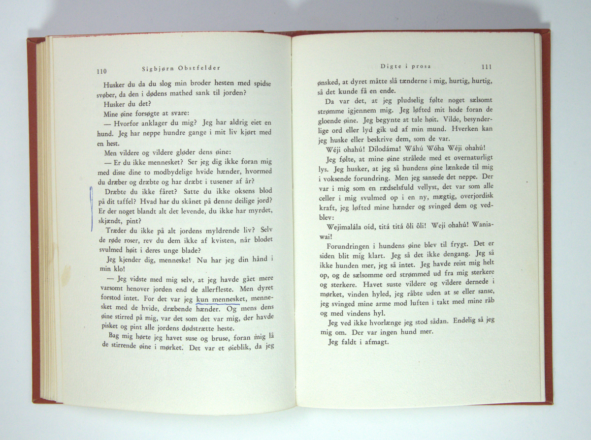 Bøker frå boksamlinga til Olav H. Hauge