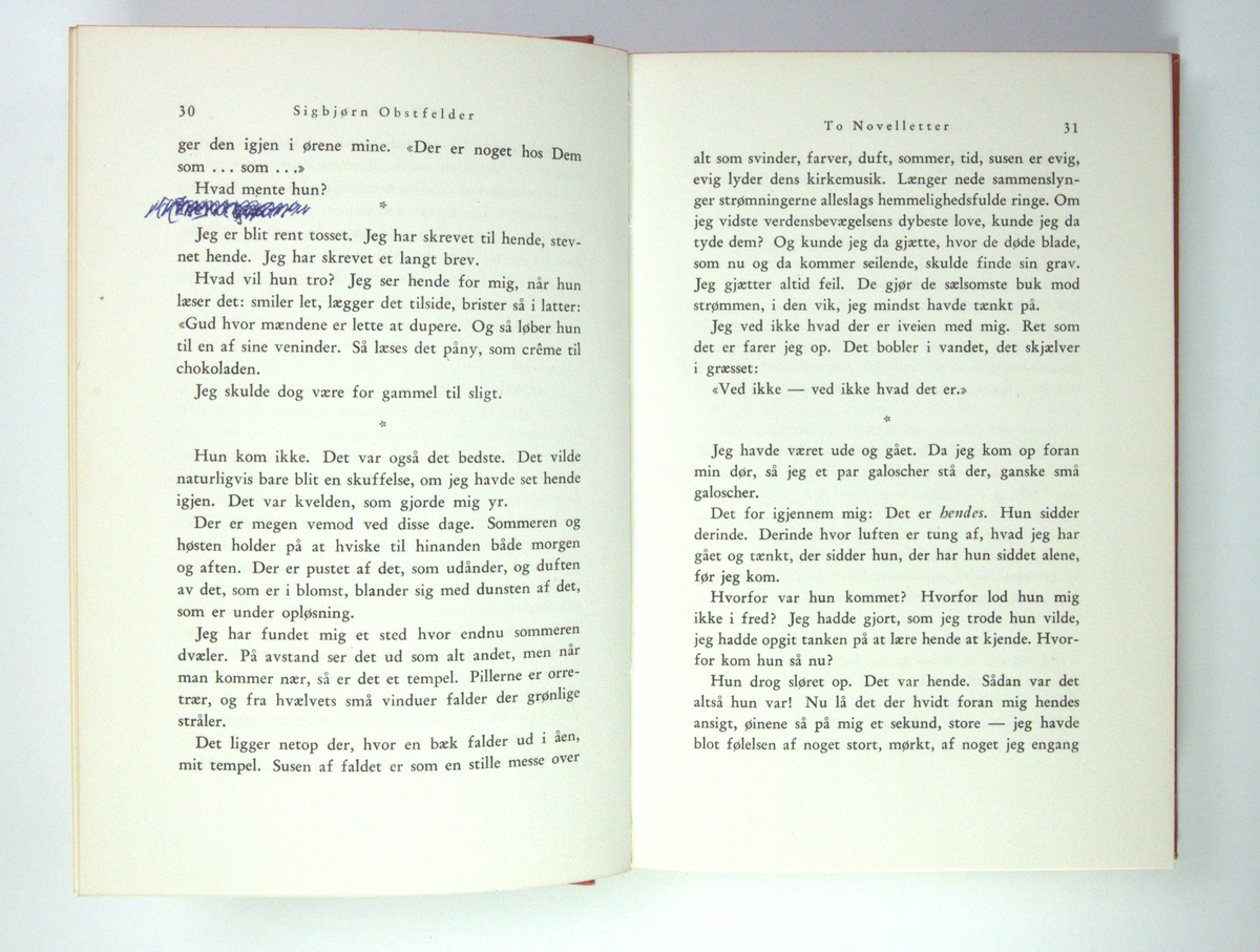 Bøker frå boksamlinga til Olav H. Hauge