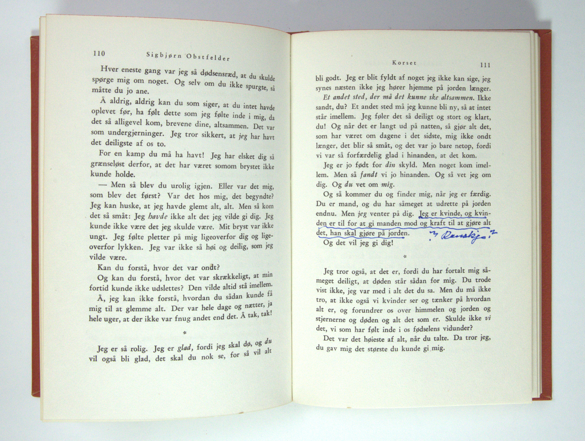 Bøker frå boksamlinga til Olav H. Hauge