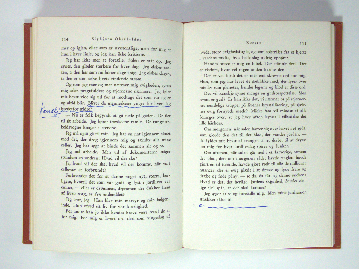 Bøker frå boksamlinga til Olav H. Hauge