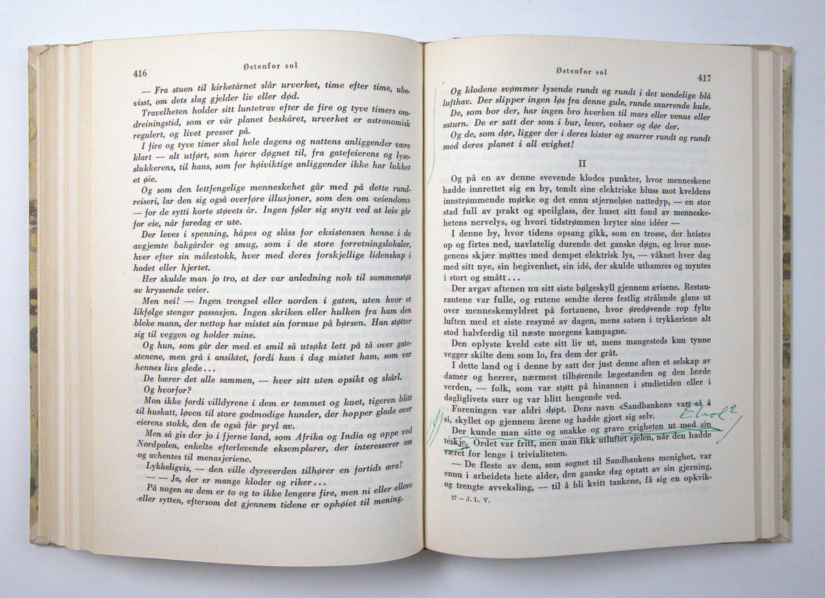 Bøker frå boksamlinga til Olav H. Hauge