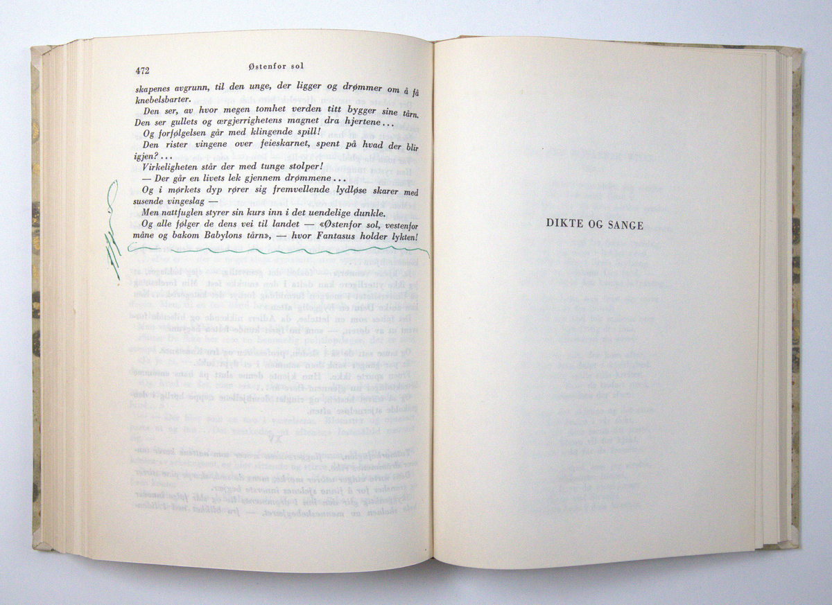 Bøker frå boksamlinga til Olav H. Hauge