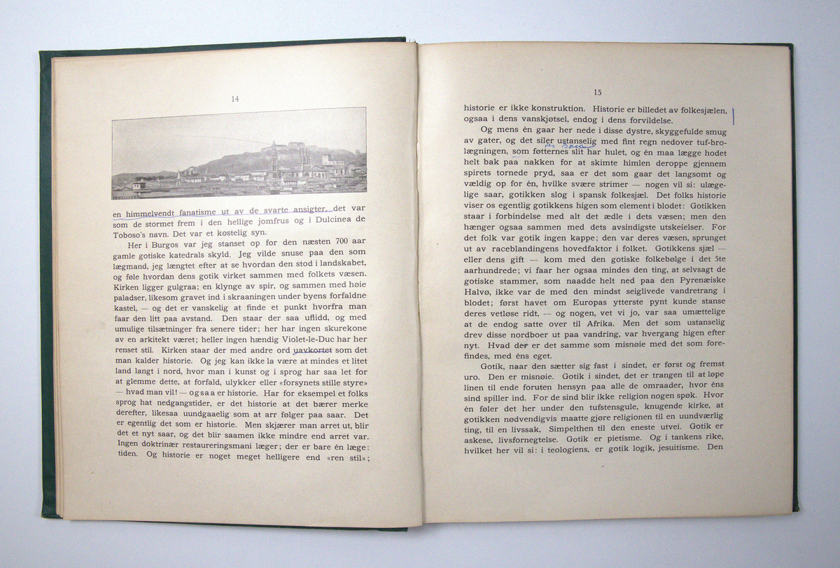 Bok frå boksamlinga til Olav H. Hauge