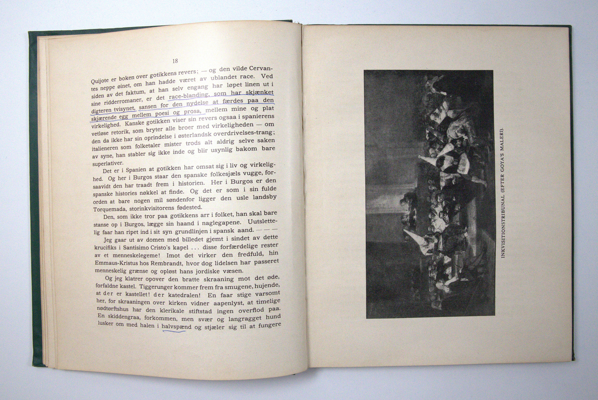 Bok frå boksamlinga til Olav H. Hauge