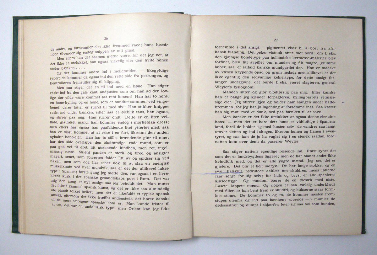 Bok frå boksamlinga til Olav H. Hauge