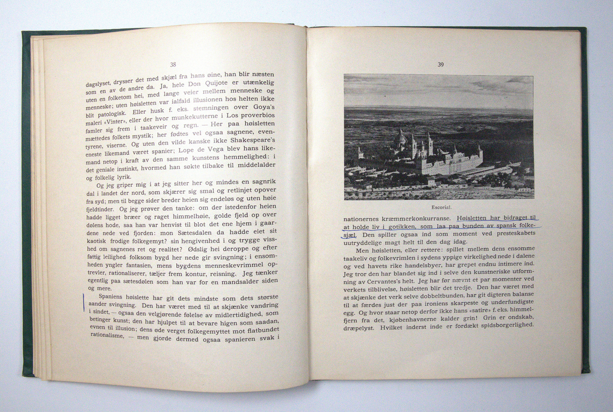 Bok frå boksamlinga til Olav H. Hauge