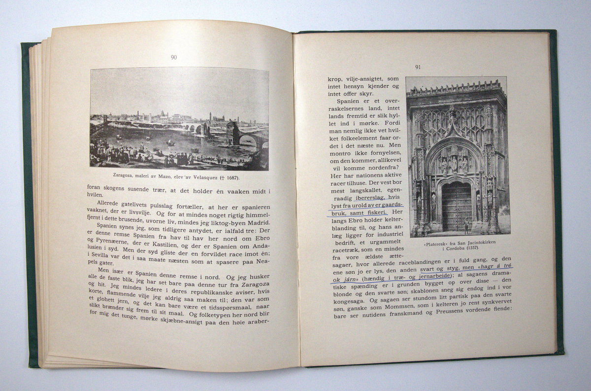 Bok frå boksamlinga til Olav H. Hauge