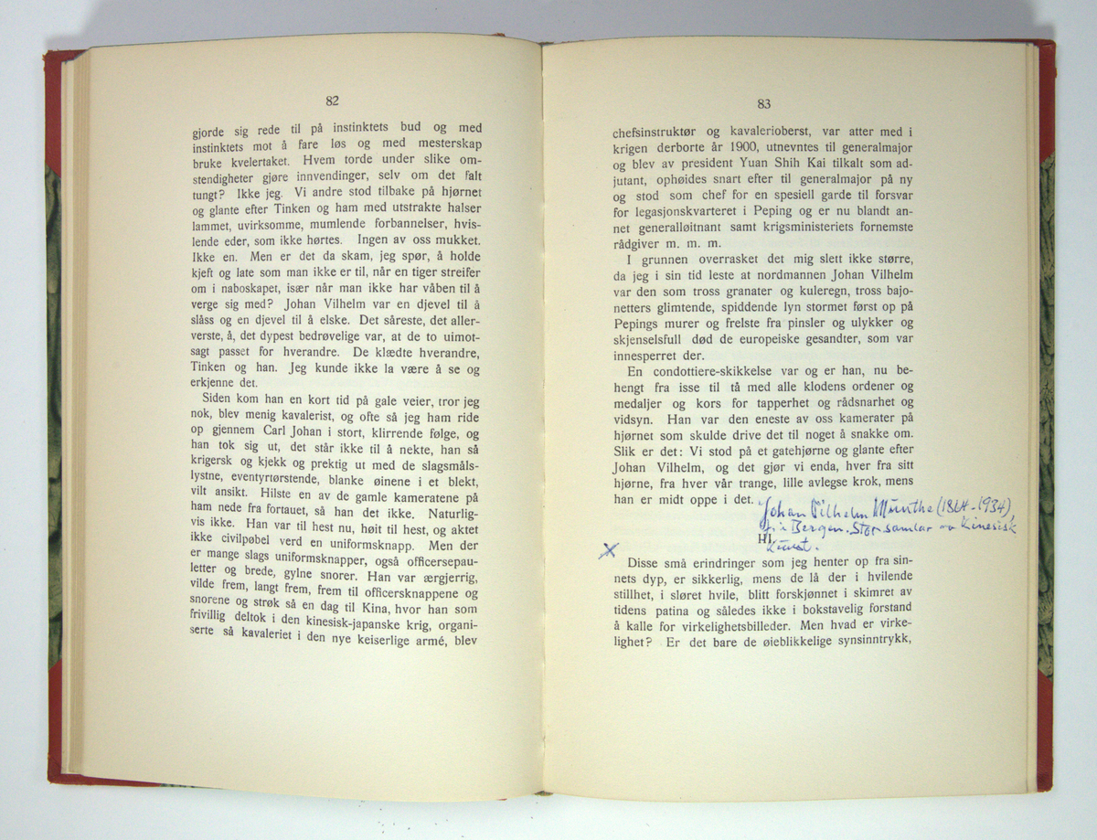 Bok frå boksamlinga til Olav H. Hauge