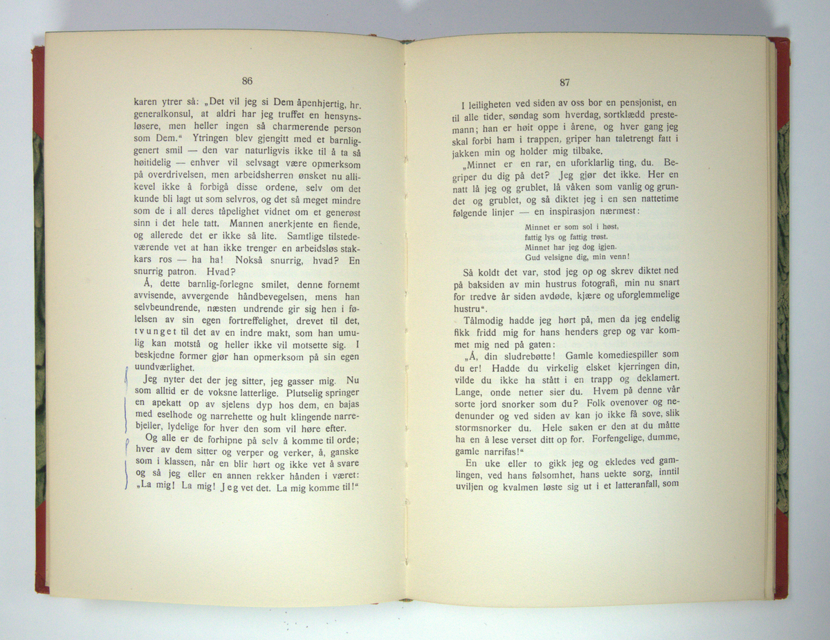 Bok frå boksamlinga til Olav H. Hauge