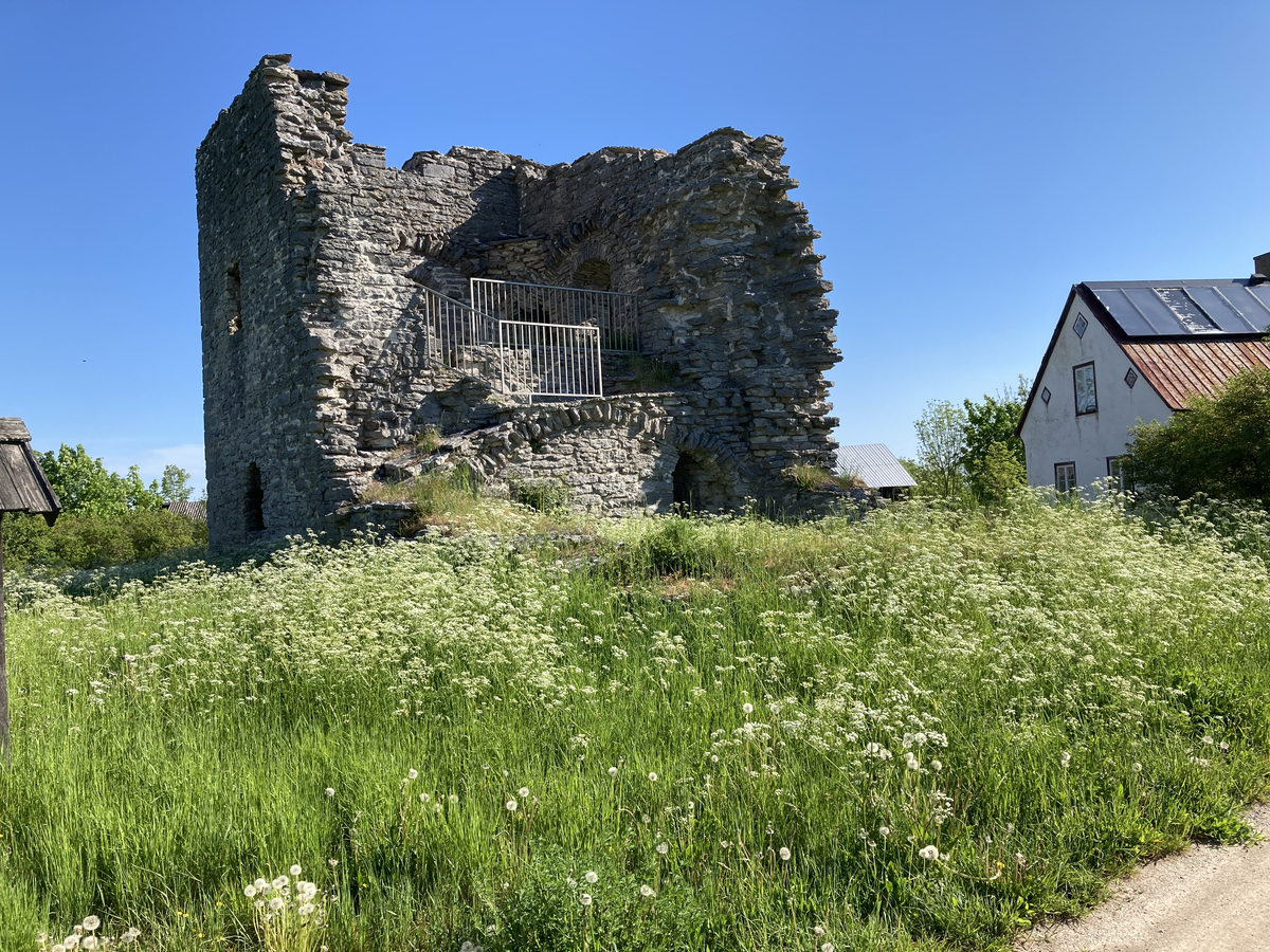 Ruin av medeltida stenhus samt omkringliggande markområde. Huset har varit en magasinsbyggnad av delvis samma typ som Lauks i Lokrume men med mera komplicerad planform. I Bringes ligger längs framsidan i båda våningarna en korridor mot vilken rummen vetter. Våningarna förbinds sinsemellan av en invändig murtrappa. Liksom i Lauks finns i ovanvåningen spår efter ett avträde, som ger vid handen att denna våning tidvis använts som bostad.