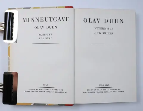 Duun O.: Ettermæle - Gud smiler