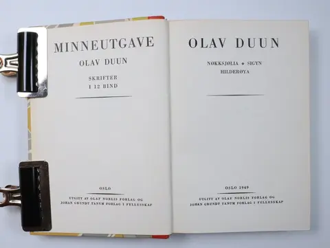 Duun O.: Nøkksjølia - Sigyn - Hilderøya