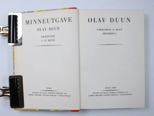 Duun O.: Nøkksjølia - Sigyn - Hilderøya