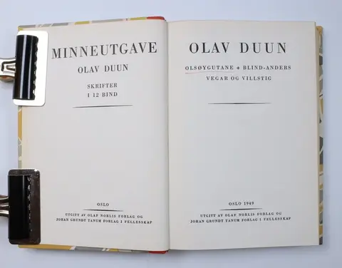 Duun O.: Olsøygutane - Blind-Anders - Vegar og villstig