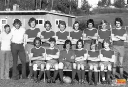 Marma IF:s A-trupp 1973.
Stående från vänster:
1.Jan Erik Lä