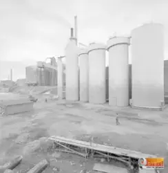 Korsnäs-Marma AB Marmaverken.
Lagringstornen för blekeriet.