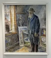 På malerloftet [Maleri]