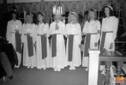 Söderhamns Lucia med tärnor 1989, Catarina Fagerhov är Lucia