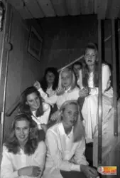 Söderhamns Lucia och tärnor 1993.
Anna-Karin Öberg, årets Lu