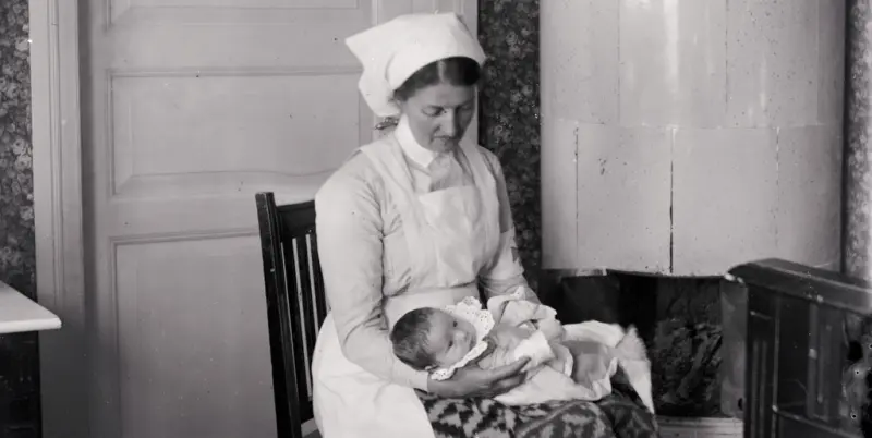 Betty Benjaminsson var barnmorska liksom sin mor och mormor.