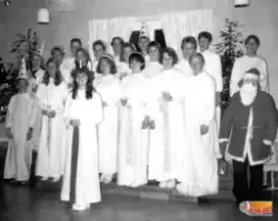 1991-års Luciatåg på LM Ericsson.