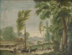 Paysage de Livorno [Maleri]