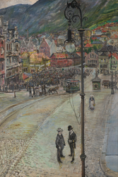 Torvalmenningen i Bergen [Maleri]