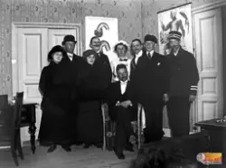 Fr. v: Elin Schönblom, Hallen; Edvin Johnson, Bofara; Agnes 