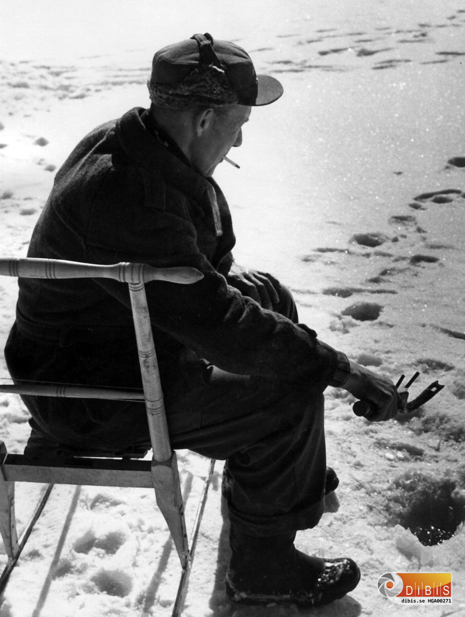 Pimpelfiske på Bergviken.