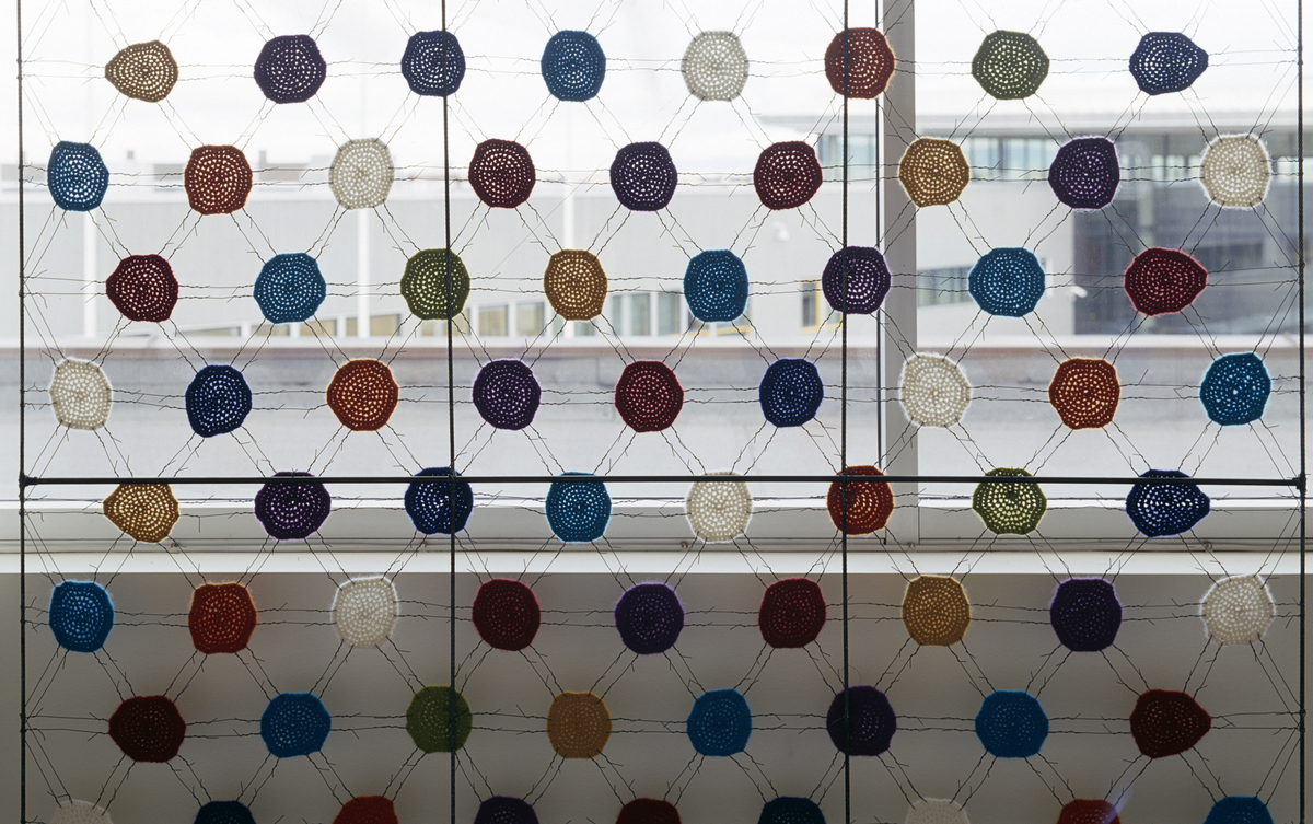 Sirkelrunde heklelapper, 