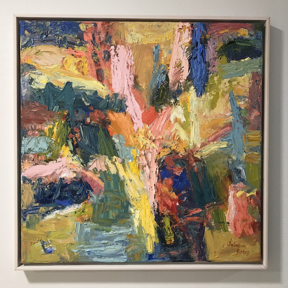 Abstrakt fargekomposisjon.