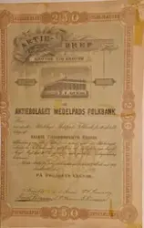 Aktiebrev, 13 stycken