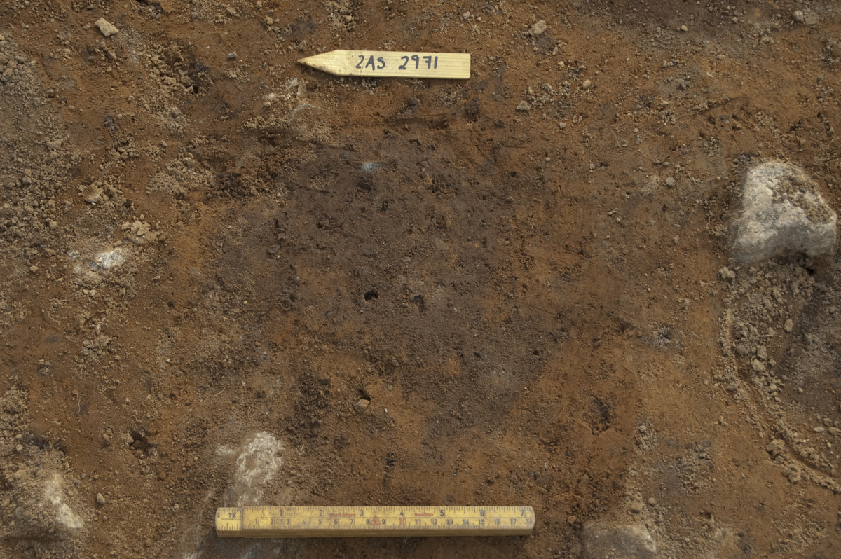 2AS 2971 stolpehull, plan. Ø.