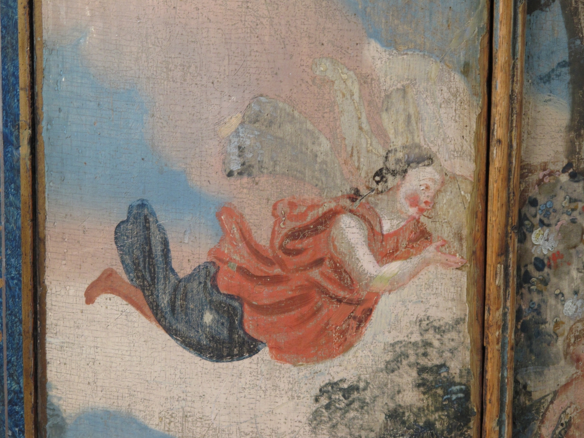 Venus og hennes hoff av amoriner og nymfer,