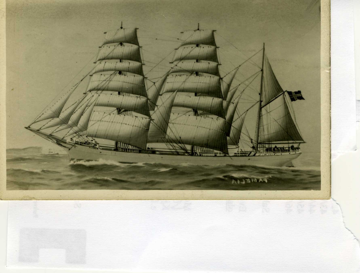 Fartøybilder fra Agder. 

Navn:  Pamelia
Kjennetegn: WHTK
Type: Bark
Bygget i Hamburg, 1888
Hjemmehavn: Kristiania
Kilde: Veritas: 1911
Arkivref: Fartøybilder 58, AAA jnr. 425-1967
(Bildet er speilvendt)

Opprinnelig filreferanse i eDepoet: F0120_Fartøybilder-SMW_090507\Pamelia.tif