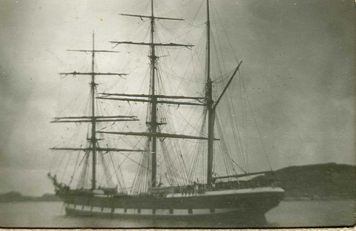 Fartøybilder fra Agder

Navn: Agda
Kjennetegn: TVUB
Type: Bark
Bygget: 1874 i Sunderland
Hjemmehavn: Arendal
Drektighet: 1153 reg. tonn
Skuteregistersignatur: 1905VA23 og 1613
Arkivref.: Fartøybilder boks 1, AAA Neg. nr. 1111, 1188
Kilde: : De hvite seil 1.76
Tekst: "AGDA" av Arendal. Signatur Johnsen. London             1903. Eier : Skipsreder Sigurd Herlofsen, Oslo

*

Opprinnelig filreferanse i eDepoet
Bilde1: F0122_Fartøybilder-SMW_090525\AGDA I a
Bilde2: F0122_Fartøybilder-SMW_090525\AGDA IV a
Bilde3: F0122_Fartøybilder-SMW_090525\AGDA V a
Bilde4: F0122_Fartøybilder-SMW_090525\AGDA VI a
Bilde5: F0122_Fartøybilder-SMW_090525\AGDA VIII a