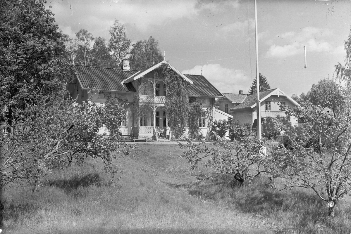 Hus - sommer og vinter.