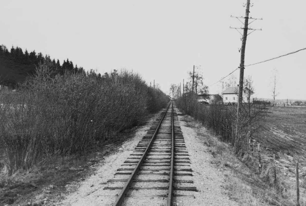 Strekningen Kvevli - Mork  ved Kvevli.