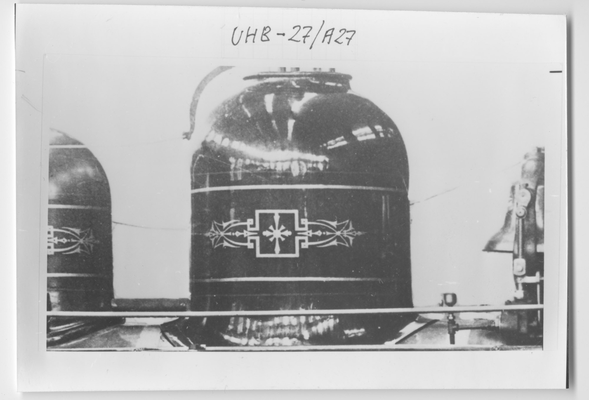Leveransefoto av lok 3 Høland fra Baldwin Locomotive Works, Philadelphia, USA.